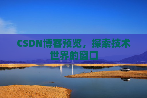 CSDN博客预览,探索技术世界的窗口
